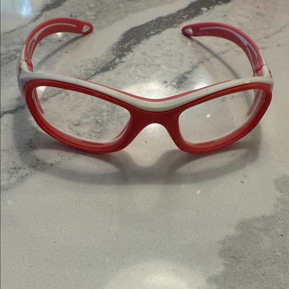 Pink and White Bolle Sports Glasses